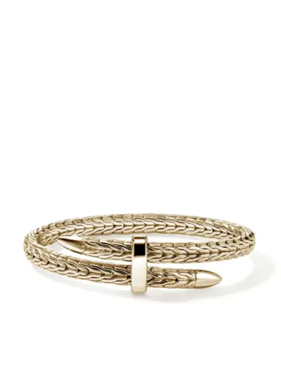 John Hardy 14kt yellow gold Spear Flex cuff bracelet
