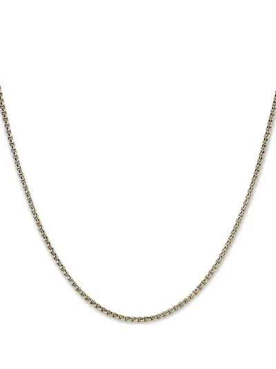 John Hardy 14kt yellow gold box chain necklace