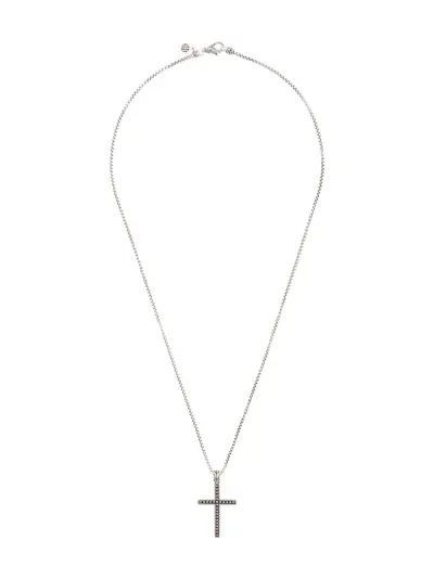 John Hardy Jawan cross pendant necklace - Metallic