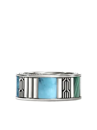 John Hardy carved-chain ring - Silver