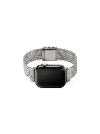 John Hardy sterling silver smartwatch strap (18mm)