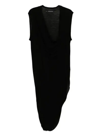 Julius draped tank top - Black