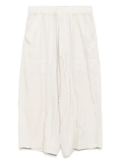 Julius drawstring trousers - White