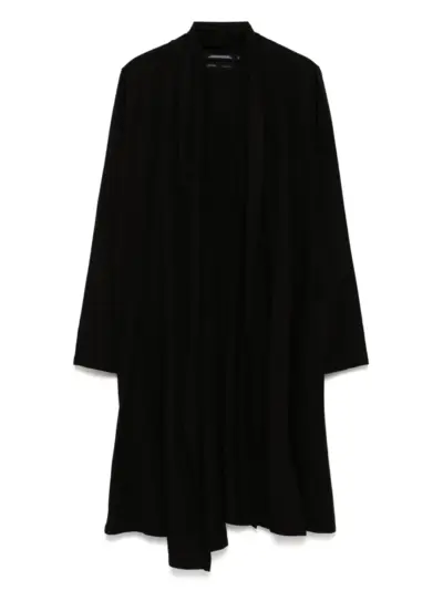 Julius front open coat - Black