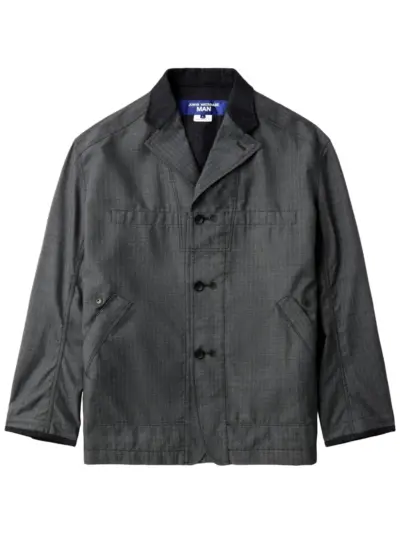 Junya Watanabe MAN button-down blazer - Black