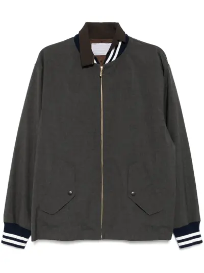 Kolor long-sleeved shirt jacket - Grey
