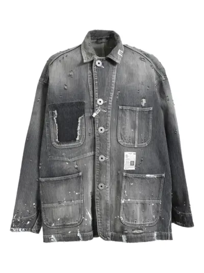 Maison MIHARA YASUHIRO denim shirt jacket - Black