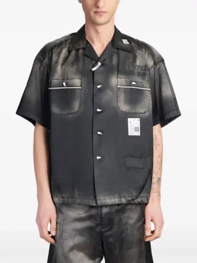 Maison MIHARA YASUHIRO distressed shirt - Black