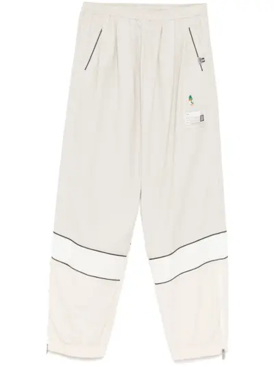 Maison MIHARA YASUHIRO embroidered track pants - Neutrals