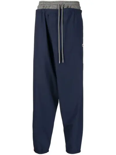 Maison MIHARA YASUHIRO straight-leg track pants - Blue
