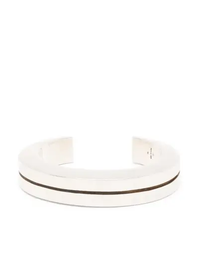 Parts of Four Crescent Crevice bracelet - Silver