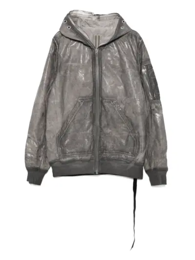 Rick Owens DRKSHDW Gimp Flight bomber jacket - Grey
