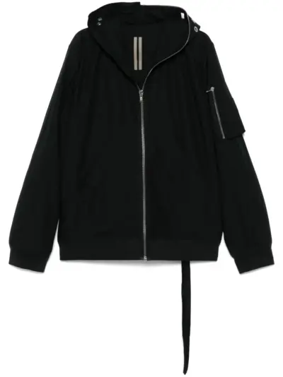 Rick Owens DRKSHDW Gimp Flight jacket - Black