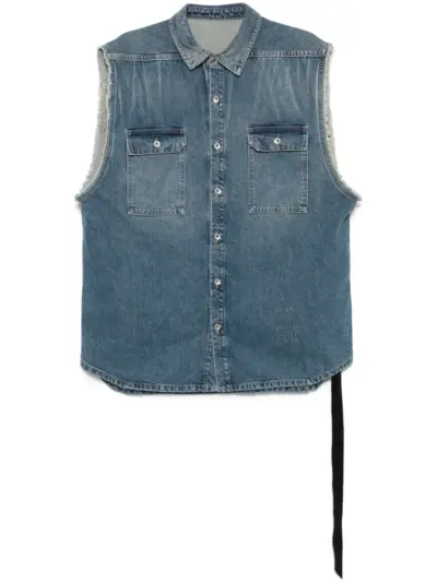 Rick Owens DRKSHDW SL Tommy Jumbo gilet - Blue