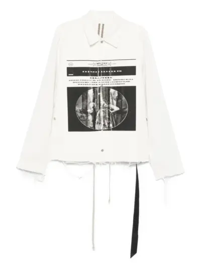 Rick Owens DRKSHDW Snapfront jacket - Neutrals