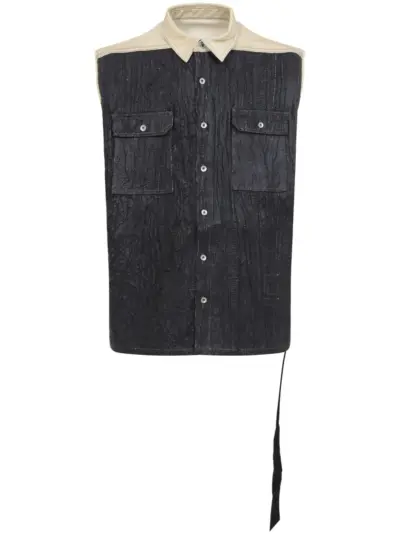 Rick Owens DRKSHDW cotton vest - Black