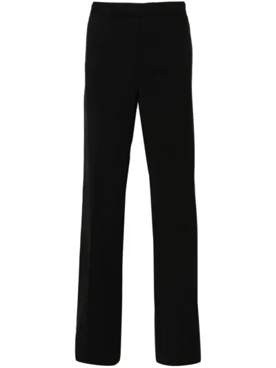 Rick Owens Dietrich pressed-crease trousers - Black