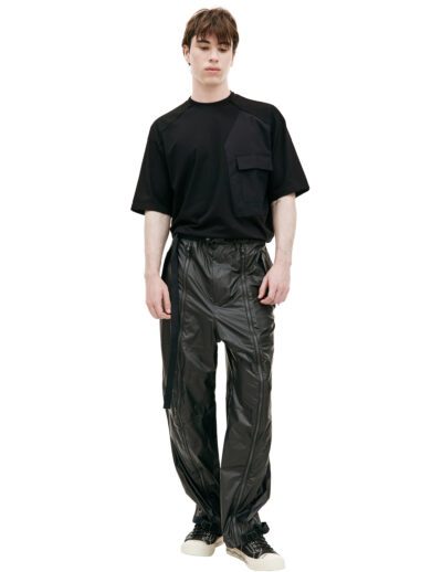 The Viridi-Anne Nylon zip trousers