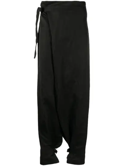 Toogood The Morris wide-leg trousers - Black