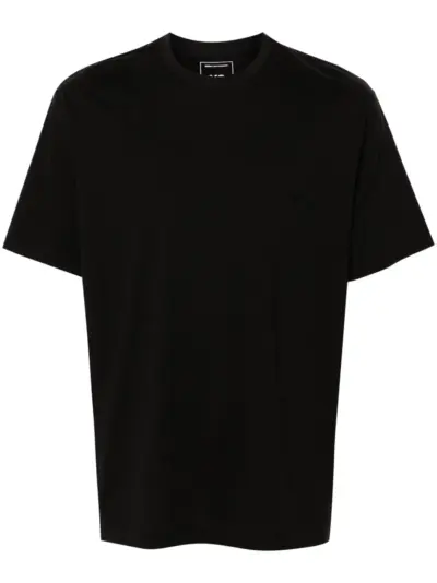Y-3 bird-print T-shirt - Black