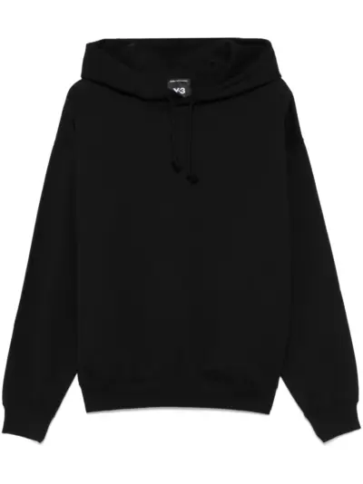 Y-3 graphic hoodie - Black