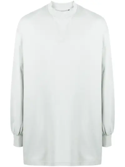 Y-3 logo-patch cotton T-shirt - Green