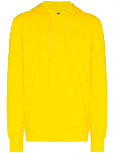 Y-3 logo-print "Yellow" hoodie