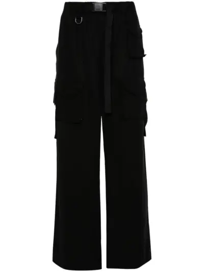 Y-3 twill cargo pants - Black