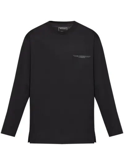 Y-3 x Adidas logo-print T-shirt - Black