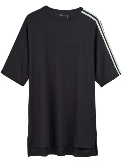 Y-3 x Y-3 striped cotton t-shirt - Black