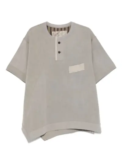 Ziggy Chen cotton T-shirt - Grey