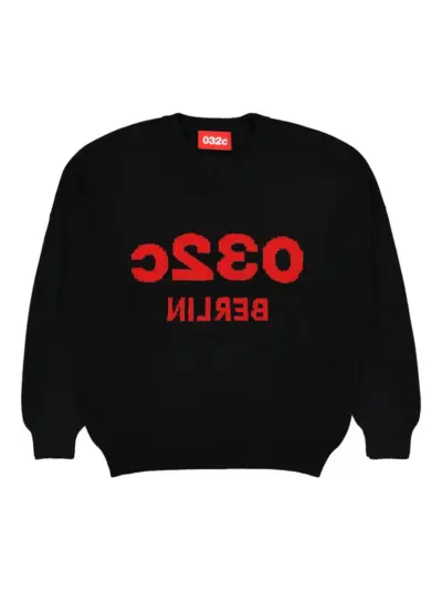 032c Selfie sweater - Black