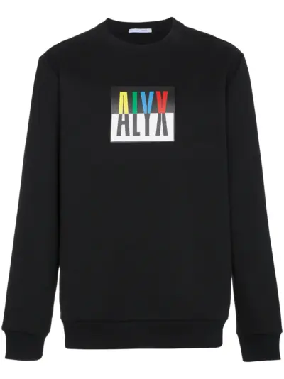 1017 ALYX 9SM Logo crew neck sweatshirt - Black