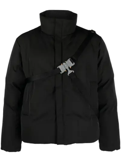 1017 ALYX 9SM buckle-detail padded jacket - Black