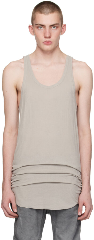 11 by Boris Bidjan Saberi Gray T1B Tank Top