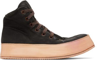 A Diciannoveventitre SSENSE Exclusive Brown Canua Mid Sneakers