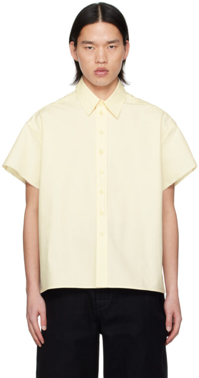 AIREI Off-White Raw Edge Shirt