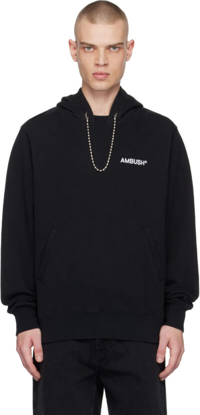 AMBUSH Black Ballchain Hoodie