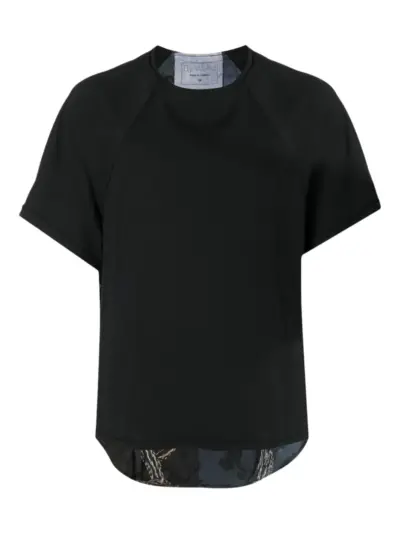 By Walid raglan-sleeved T-shirt - Black