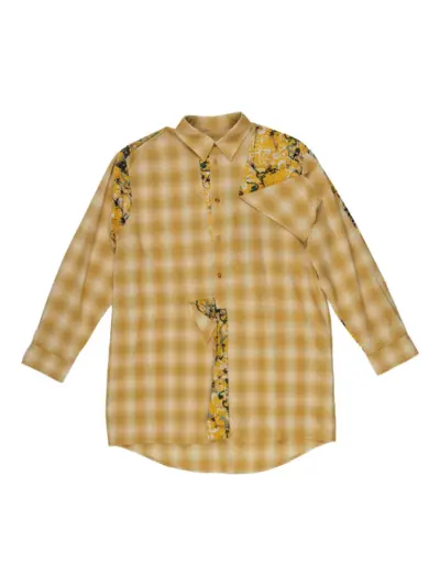 COMMUNS cotton shirt - Yellow