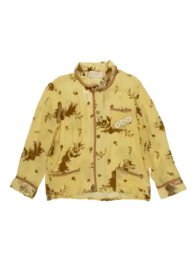 COMMUNS silk shirt - Yellow