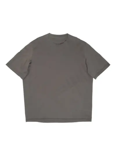 Devoa short-sleeved cotton T-shirt - Grey