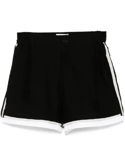Feng Chen Wang slash pockets shorts - Black
