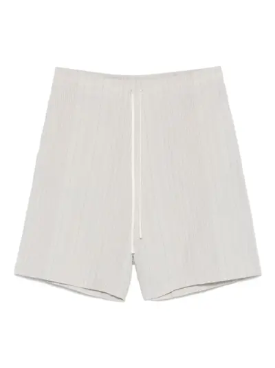 Forme D'expression striped shorts - Grey