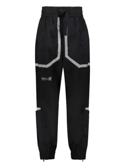ISO.POETISM contrasting-trim track pants - Black