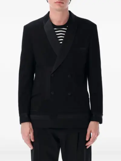 Junya Watanabe MAN smoking jacket - Black