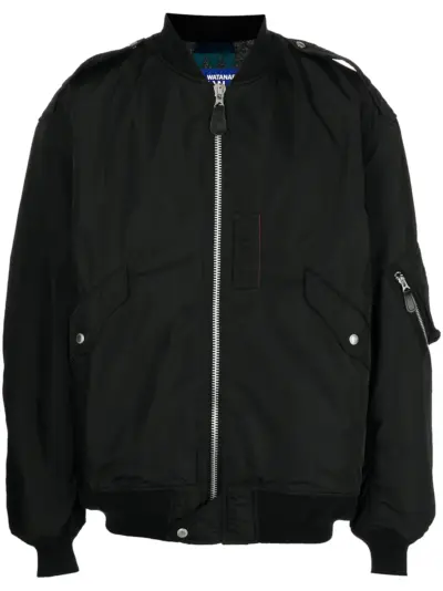 Junya Watanabe MAN zip-up bomber jacket - Black