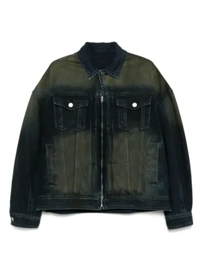 Juun.J denim zipped jacket - Blue