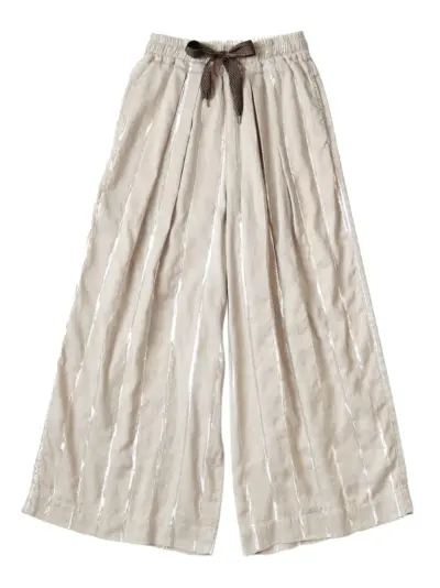 KAPITAL Phillies Stripe trousers - Neutrals