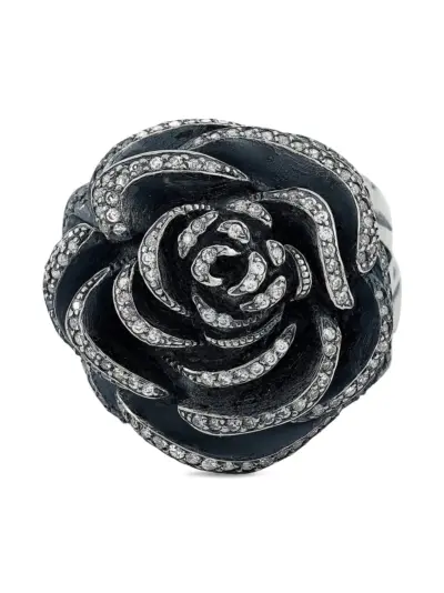 King Baby Rose ring - White